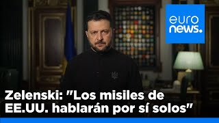 Zelenski, tras recibir luz verde de EE.UU. para usar sus misiles en Rusia: &quot;Hablarán por sí solos&quot;