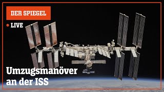 Livestream: So parkt die Nasa eine Raumkapsel an der ISS um | DER SPIEGEL