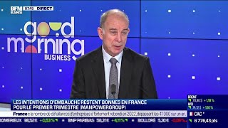 MANPOWERGROUP Alain Roumilhac (ManpowerGroup France) : Crise énergétique, l&#39;emploi tient toujours en France