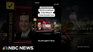 Ted Cruz defeats Colin Allred in Texas Senate race