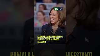 Kamala #Harris ai manifestanti pro-life: “Siete al comizio sbagliato”