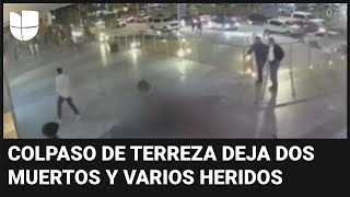 Desplome de una terraza en un bar de México deja dos muertos y 15 heridos