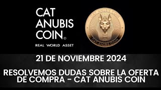 Resolvemos las dudas sobre la comprar del proyecto Cat Anubis Coin 👉 Siguientes pasos