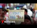 Desplazados en Chiapas marchan para exigir la paz en México