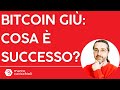 Le borse affossano Bitcoin (per ora). Io vi avevo avvertito...