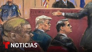Las presuntas relaciones extramaritales de Trump son expuestas en el juicio criminal al expresidente