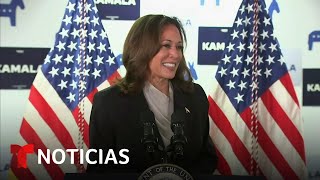 Harris supera la cifra de delegados que necesita y se acerca a la candidatura | Noticias Telemundo