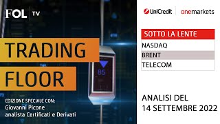 BRENT CRUDE OIL Strategie operative su Nasdaq, Brent e Telecom Italia con Giovanni Picone