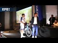 El ciclista Franklin Archibold es presentado como quinto deportista clasificado a París