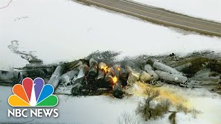 ETHANOL Train carrying ethanol derails, catches fire in Minnesota