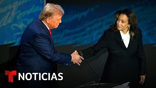 Una encuesta postdebate pone a Harris y Trump empatados