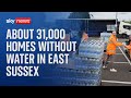 Over 30,000 properties left without water in East Sussex after mains pipe burst