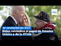 Biden reivindica el papel de Estados Unidos y de la OTAN en el 80 aniversario del 'DIA D'