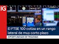 FTSE 100 - El FTSE 100 cotiza en un rango lateral de muy corto plazo y vigila rupturas | Oportunidad de trading
