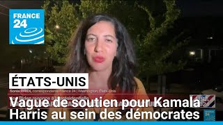 AVALANCHE &quot;Ces dernières heures, il y a eu une avalanche de soutiens pour Kamala Harris&quot; • FRANCE 24