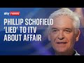ITV ORD 10P - BREAKING: ITV investigated 'rumours of relationship' between Phillip Schofield and young employee