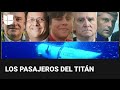 Ellos eran los tripulantes del sumergible Titán dados por muertos