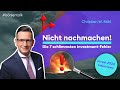 Die 7 Investment-Sünden und wie du dich davor schützt mit C.W. Röhl | Börse Stuttgart | Invest 2024