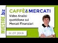 Caffè&Mercati - Siamo Short su EUR/CAD