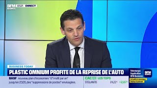 PLASTIC OMNIUM Laurent Favre (Plastic Omnium) : Profit sur la reprise de l&#39;auto