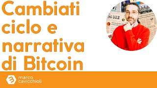 BITCOIN Bitcoin: cambiato il ciclo e la narrativa! Occhio...