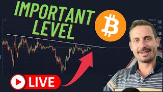 BITCOIN 🚨CRUCIAL LEVEL FOR BITCOIN NOW! (Live Analysis)