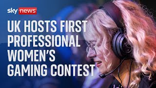 KIND ADS The female gamers compete for thousands of pounds at first event of its kind in UK