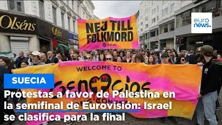 Protestas a favor de Palestina en la semifinal de Eurovisión: Israel se clasifica para la final