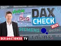 DAX-Check LIVE: Deutsche Euroshop, Evotec, GFT, Infineon, Rheinmetall, Siemens, Talanx, Verbio