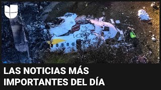 Accidente aéreo deja 61 muertos en Brasil: las noticias más importantes en cinco minutos