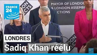 Sadiq Khan réélu maire de Londres pour un troisième mandat historique • FRANCE 24