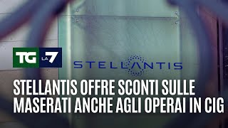 Stellantis offre sconti sulle maserati anche agli operai in cig