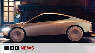 TESLA INC. Elon Musk unveils Cybercab at Tesla robotaxi event | BBC News