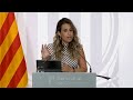 La Generalitat afirma que el independentismo demostró unidad y "fuerza" en la Diada