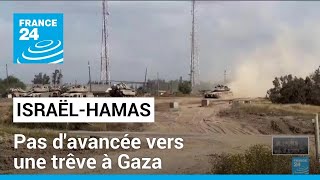 Israël et le Hamas restent inflexibles, pas d&#39;avancée vers une trêve à Gaza • FRANCE 24
