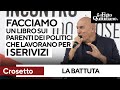 La battuta di Crosetto: "Facciamo il libro sulle mogli di politici che lavorano nei servizi segreti"