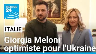 Rencontre entre Meloni et Zelensky : la Première ministre italienne optimiste pour l&#39;Ukraine