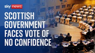 Scottish government face Holyrood vote of no confidence
