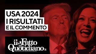 Usa 2024, i risultati e il commento: segui la diretta con Peter Gomez e Giampiero Gramaglia