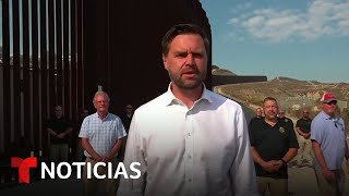 JD Vance dice en la frontera que él y Trump le harán la guerra a los cárteles mexicanos de la droga