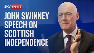 Watch live: John Swinney speech to mark 10 years since Scotland&#39;s Independence Referendum