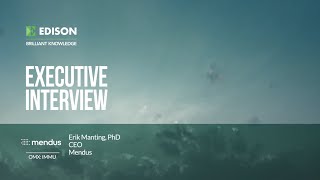 MENDUS AB [CBOE] Executive interview with Erik Manting PhD, CEO of Mendus