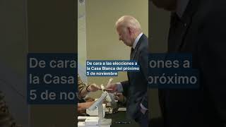 JOE Joe Biden vota de forma anticipada en Delaware