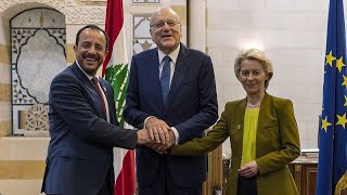 Libano: von der Leyen a Beirut presenta un pacchetto di aiuti Ue da un miliardo di euro