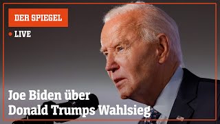 JOE Livestream: Das sagt Joe Biden zu Donald Trumps Wahlsieg | DER SPIEGEL