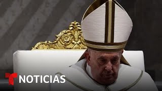 EN VIVO: El papa Francisco dirige el servicio de la Pasión en El Vaticano