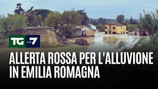 Allerta rossa per l&#39;alluvione in Emilia-Romagna