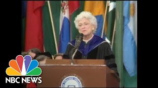 WELLESLEY BANCORP INC. Barbara Bush Delivers Wellesley College Commencement Speech | NBC News