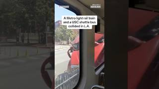 USC USC bus and train collision