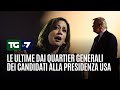 Le ultime dai quartier generali dei candidati alla presidenza USA